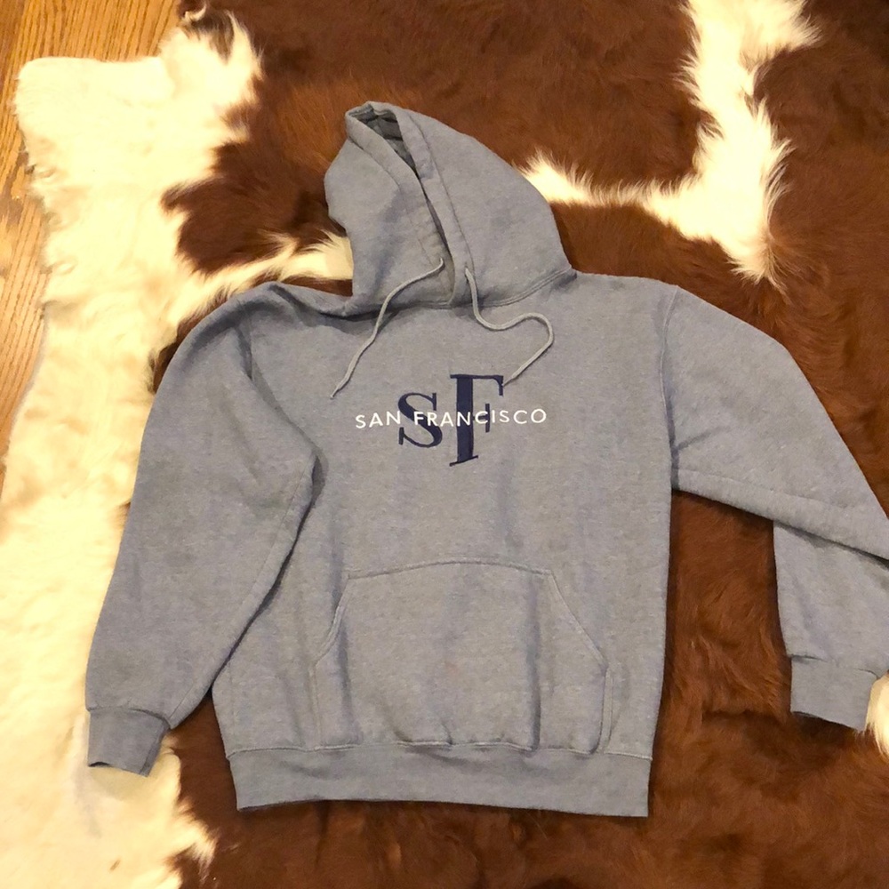 San Francisco Heather Blue Size S Sweatshirt